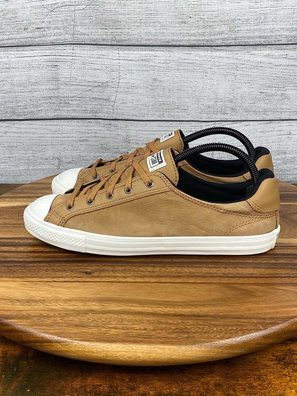 Converse Chuck Taylor All Star Dainty Lucky Casual Sneaker Tan Nubuck Womens 8.5